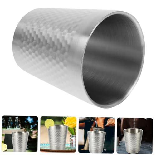 Taza de acero inoxidable ultrarresistente vaso de 300 ml anticorrosion para liquidos frios 4