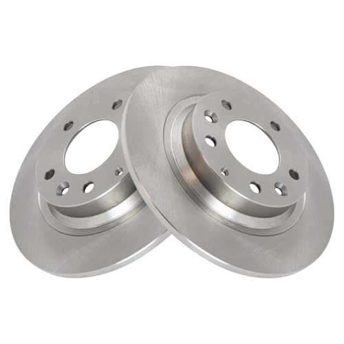 Image of TRQ Rear Brake Pad and Rotor Set Ceramic