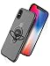 iPhone X Case, iPhone 10 Case with Ring Holder Kickstand, 360°Adjustable Ring Grip Stand Work with Magnetic Car Mount Anti-Fingerprint Slim Cover for Apple iPhone X (2017) 5.8 inch - Clear