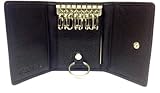 Osgoode Marley Cashmere Leather 8 Hook Key Case - Black