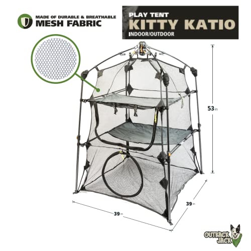 image for Outback Jack Catio Outdoor Cat Enclosure, (Kitty Katio) for Indoor Cat