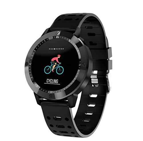 HPYHPY Men's and Women's Smart Watch Waterproof Tempered Glass Activity Fitness Tracker Heart Rate Monitor