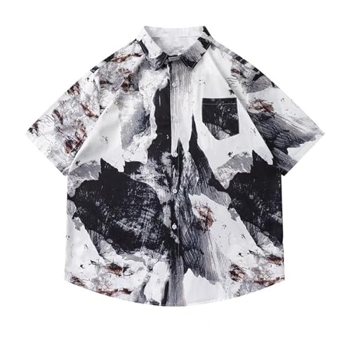 T-Shirt Homme Été Résistant à la Chaleur Coupe Street Large Confortable
