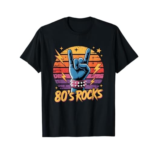 Vintage 80's Rock Bands Eighties 80s Party Retro Music Band T-Shirt