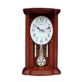 PRÉCISION OPTIMALE : Dotée d;un mouvement fiable à une seule sonnerie qui sonne à l;heure, cette horloge est équipée d;une fonction d;arrêt automatique de la sonnerie nocturne pour un sommeil paisible et sans interruption.