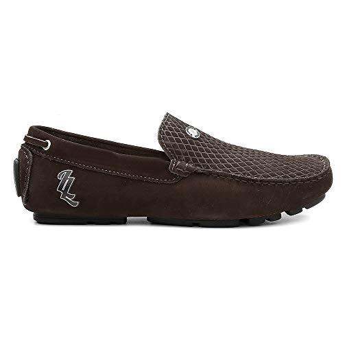 Mocassim Masculino Sapato Para Dirigir - Café - 43