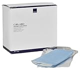 20 Stück Saugkompressen steril 400gsm Curi-Med 20 cm x 30 cm weiß/blau