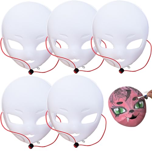 Divertida máscara de cosplay para mascarada kawaii fabricada en pvc resistente