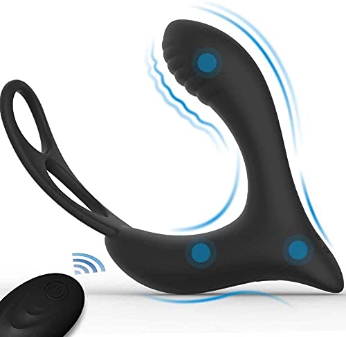 Vibração Massagem Vara Estimulador do ponto G Masculino Prostate Massager Controle Vibradores estimu