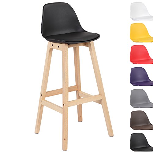 WOLTU BH44sz-1 Sgabello da Bar Sedia Alta Cucina