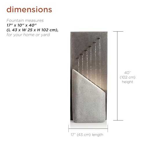 image for Alpine Corporation GIL1644 Outdoor Floor Calming Cosmopolitan Infinity