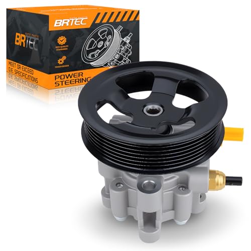 BRTEC 21-5447 Power Steering Pump with Pulley Compatible with Toyota Tacoma 2005-2015, Lexus RX350 2007 2008 2009