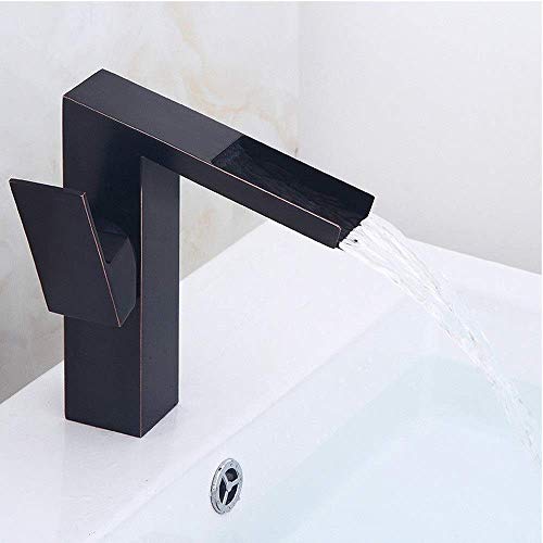 Robinet d'évier rétro noir pour créer une ambiance spa à la maison