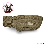 Wolters Zopf-Strickpullover für Mops&Co., Größe:30 cm, Farbe:Olive