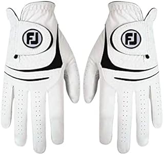 DawnDream Golf Glove Golf Gloves Men And Women Leather Gloves Sheepskin Non-slip Breathable Wear-resistant Practice Left And Right Hands Golf Gloves (Color : Right Size 25)