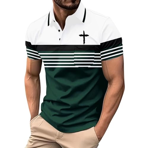 Polo graphique manches courtes homme fini les vêtements chauds en été