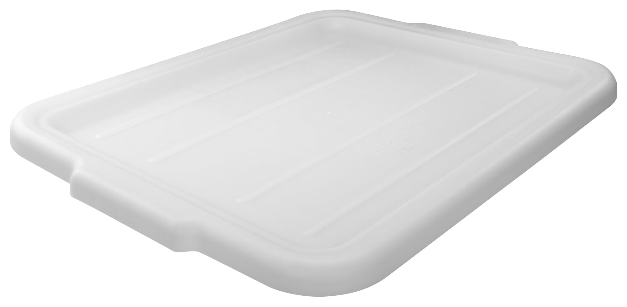 White Heavy Duty Bus Box Lid for PLW Series by Winco – Medium, Plastic, White, Model PLW-CW