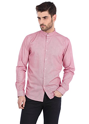 Image of BASICS 100% Cotton Checked Shirt for Men | Slim Fit | Everyday Smart Casual Wear | Full Sleeve