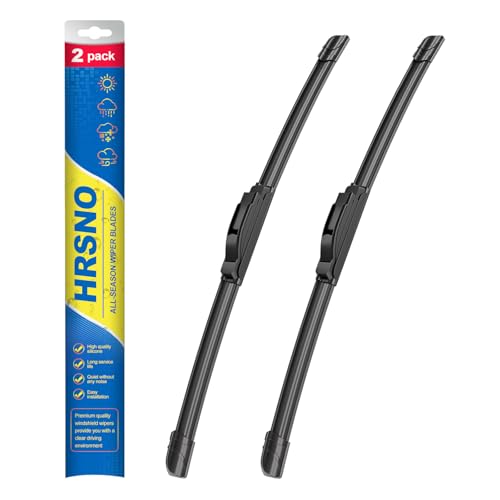 HRSNO® 20"+20" Wipers Replacement for Ford F150 F250 F350 2008-1999 E150 2014-2003 Expedition 2007-1999 Explorer 2010-2005 Mustang 2004-1999 Excursion 2005-2000 Windshield Wiper Blades(Pack of 2)