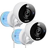 Kiwibit 2K Security Camera Indoor/Outdoor, Magnetic Wired Cameras for Home Security, Pet Camera, Baby Monitor, AI Detection, Color Night Vision, 2.4GHz WiFi, SD & Cloud Storage, Works with Alexa