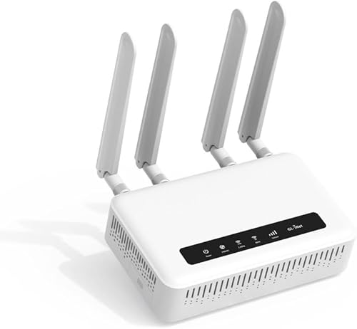 Miniatura 1 de GL-X2000 (Spitz Plus) Enrutador celular 4G LTE para el hogar, RV, viajes por carretera, oficinas, CAT 12, enrutador Wifi 6, antenas desmontables,