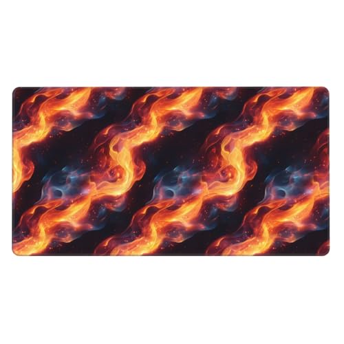 Tapis de souris de jeu grand format avec base en caoutchouc stable