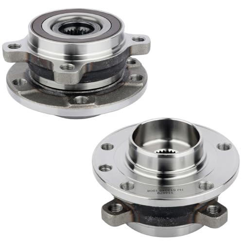 ECCPP Wheel Hub and Bearing Assembly Front 513349 fit for Jeep for Cherokee 2014-2019 5 Lugs Wheel Bearing Hubs with ABS 2pcs