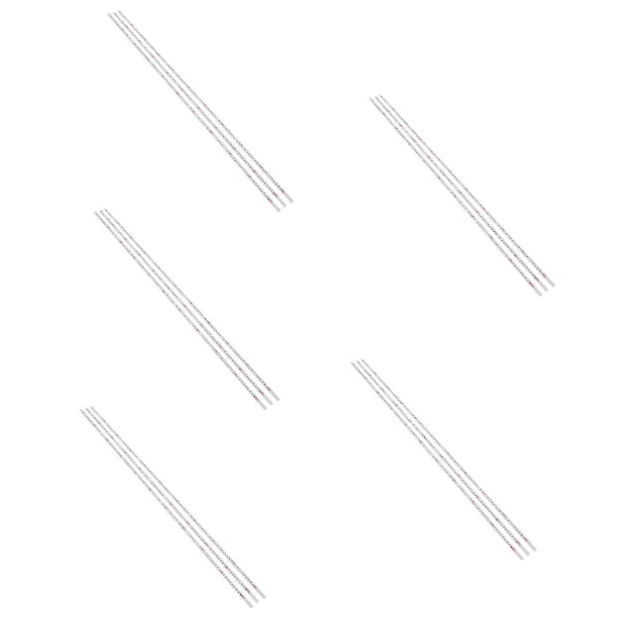 POPETPOP 5sets Sticky Measuring Tape Tape Ruler Adhesive Seamstress Measuring Measurement Peel and Stick Ruler 3pcs*5