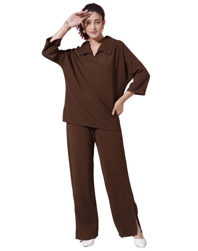 SIRIL Women’s Solid Co-Ord Set