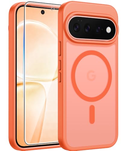 Image of FNTCASE for Google Pixel 11 Pro XL Case Neon Orange: Fit for MagSafe