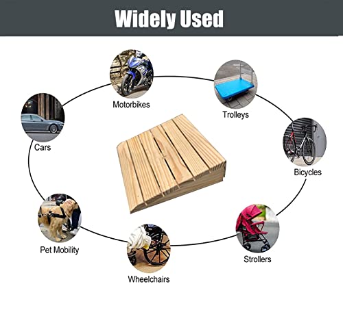 Rampas de madera para bordillo para autos y motos miniatura 3