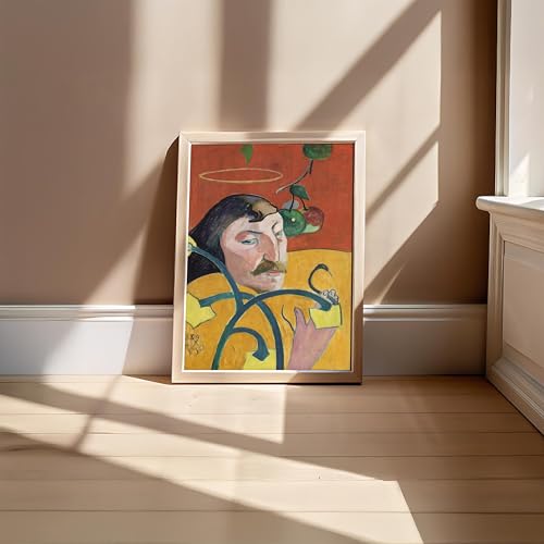 Image of BLINKART Egon Sheele Aesthetic Modern Art Walls With Frame | Natural Wood Texture | Living Room Bedroom Office Wall Decoration | Poster Home Decor Frames Wall Bedroom | 12x8 Inches (D355)