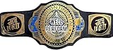 New Intercontinental Championship Title Replica - World Heavyweight Wrestling Belt - Collectible Belt for Wrestling Fans – Adult Size - Jey Uso Sides Plates