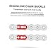 Alipis 10pcs Heavy Duty Chain Joint Links Connecting Buckles for Single Chains Manganese Material for Industrial Use and Daily Repairs