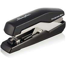 Swingline Stapler, Omnipress 30 Stapler,#34;Press Anywhere for Easier Use", 30 Sheet Capacity, Black/Gray 5000585A