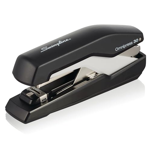 Agrafeuse Omnipress Swingline 30 feuilles noire et grise pour bureau