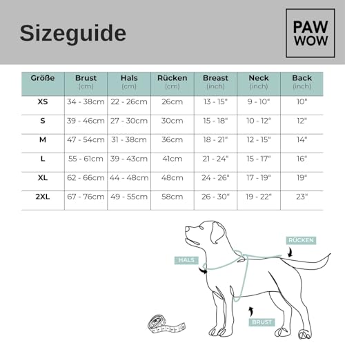 PAW WOW Toni Hundejacke | Winter Hundemantel mit Bauchschutz | Hundeweste für große & kleine Hunde (Schwarz, XXL)