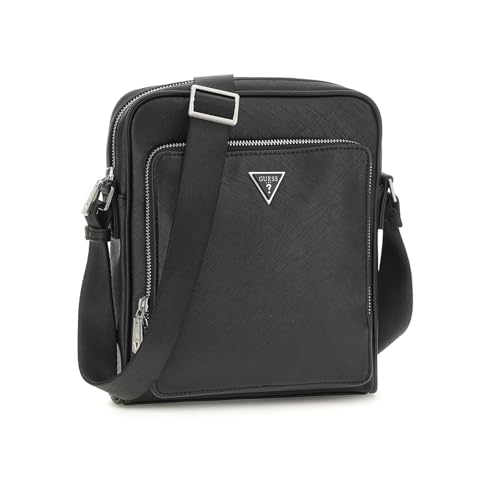 Milano Top Crossbody GUESS Black sac en finition premium