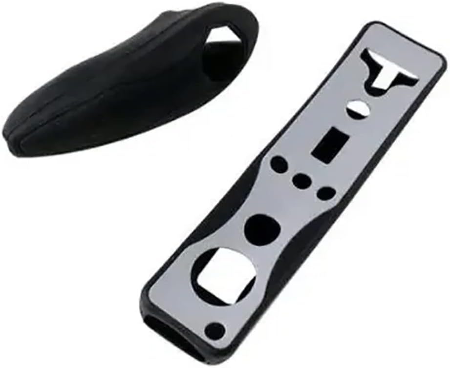 OSTENT Soft Silicon Cover Case Skin Pouch for Nintendo Wii Remote Nunchuk Controller Color Green