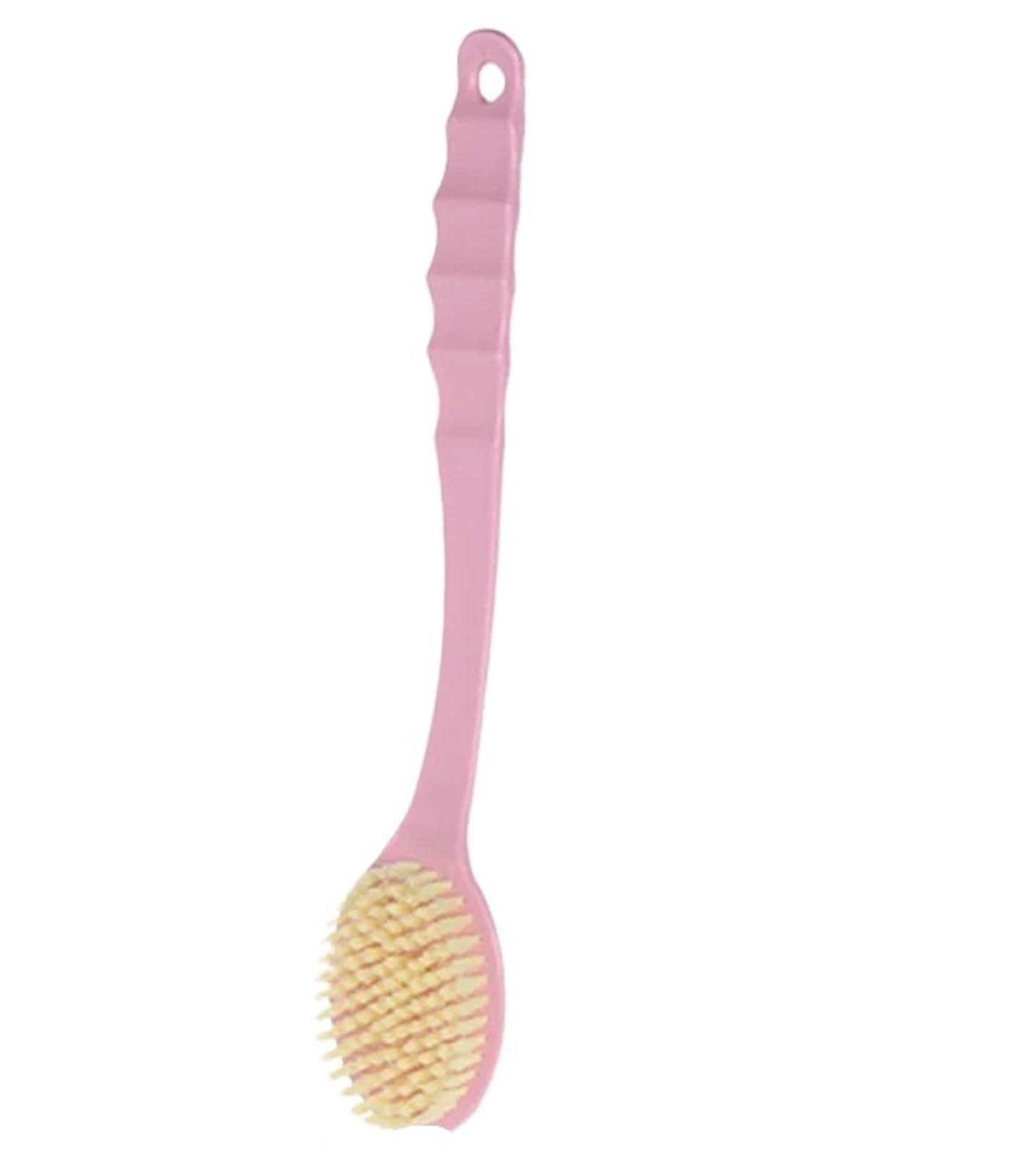 2Pcs Lange Griff Bad Pinsel Peeling Zurück Massage Dusche Schaum Zubehör Weichen Schwamm Wäscher Körper Reinigung für Dusche mit Langem Griff(Pink)