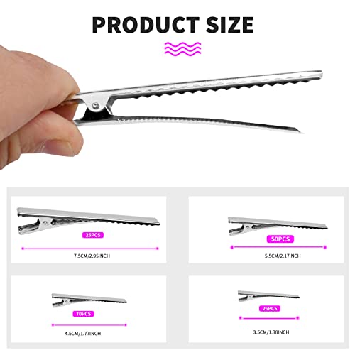 WSYUB Alligator Hair Clips - Bulk Styling Clips for DIY