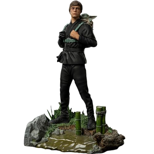 Iron Studios Statue Art Scale 1/10 Luke Skywalker and Grogu (Training Version) Star Wars: Book of Boba Fett 20 cm