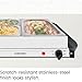 Chefman Electric Buffet Server + Warming Tray w/Adjustable Temperature & 3 Chafing Dishes, Hot Plate Perfect for Holidays, Catering, Parties, Events & Home Dinners, 14