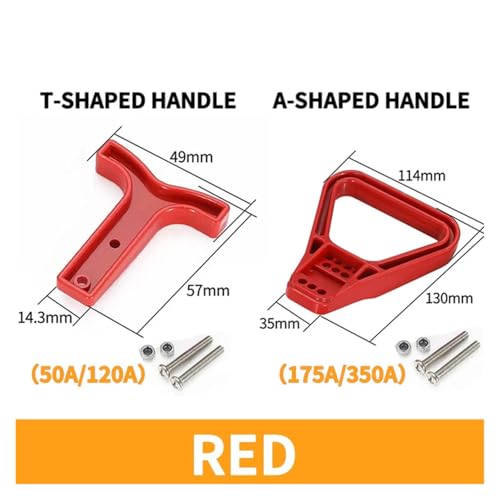Conector rápido bipolar 350A y cobre plateado para carga de batería de alta corriente, 5 Uds 2