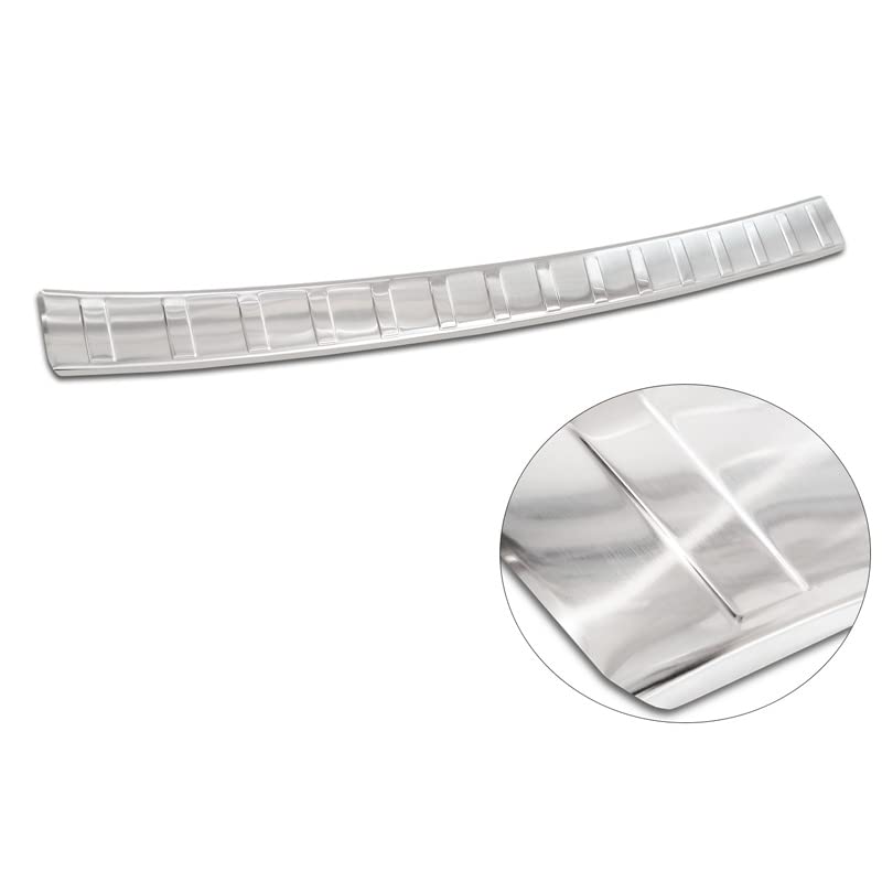 Avisa Protector del Parachoques Trasero Inoxidable Compatible con BMW Serie 2 Active Tourer U06 2021- 'Ribs'