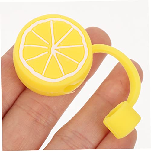 Couvertures de silicone pour paille anti-poussière protection hermétique