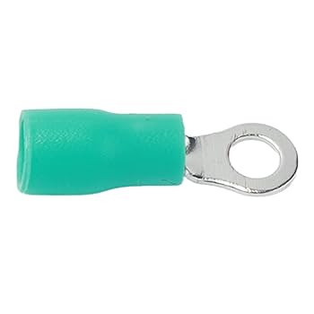 Amazon.co.jp: 事前絶縁リング 圧着端子 100個 AWG 22 ～ 16