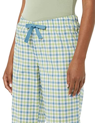 Image of Amazon Essentials Women's Cotton Pajama Pants, Breathable Poplin Sleep Pant with Drawstring Elastic Waist