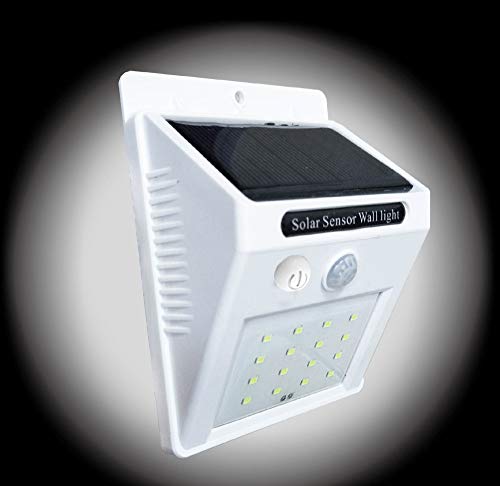 Trango 16 LED Lampe solaire applique murale lampe de sécurité avec détecteur de mouvement & capteur de luminosité pour voiture à/en tgsol yf16 W Cover