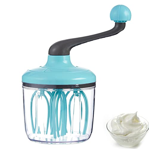 手回しクリームミキサー | 家庭用手動泡立て器エッグビーター,ミニ泡立て器手動ブレンダー手回し泡立て器ハンドヘルド多機能エッグビーター Yangjing